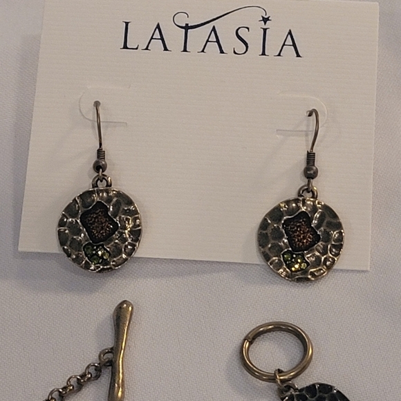 LATASIA Retired Mazatlan Circular Bracelet and Earrings Set, Never Worn - Picture 9 of 16
